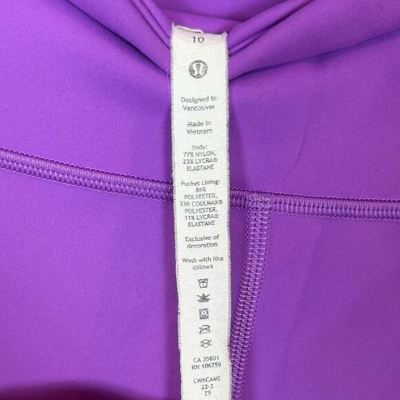 Lululemon Bright Purple Athletic Leggings - Picture 2 of 6